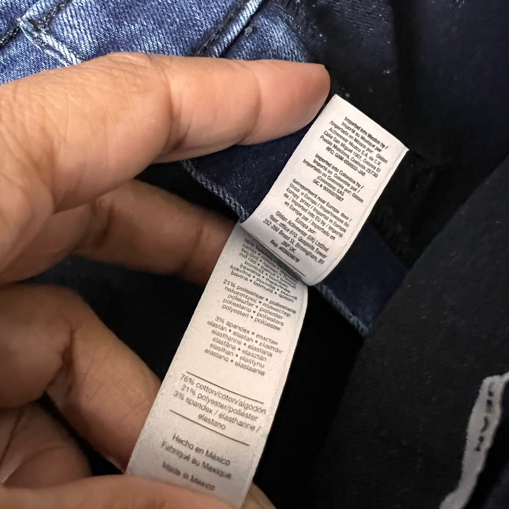 American Apparel Women's Dark Blue easy Skinny Jeans - Picture 5 of 7